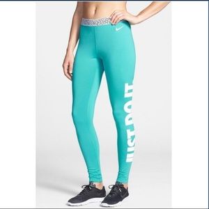 Nike “Just Do It” Teal Women’s Thermal Leggings